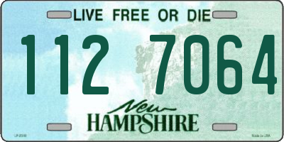 NH license plate 1127064