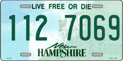 NH license plate 1127069
