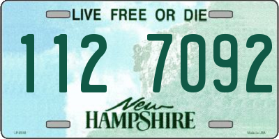 NH license plate 1127092