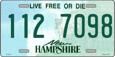 NH license plate 1127098