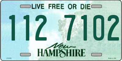 NH license plate 1127102