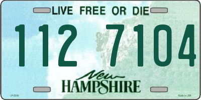 NH license plate 1127104