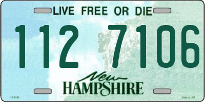 NH license plate 1127106
