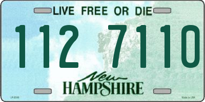 NH license plate 1127110