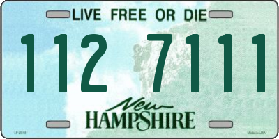 NH license plate 1127111