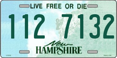 NH license plate 1127132