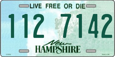 NH license plate 1127142