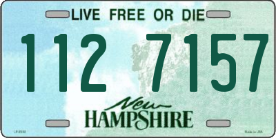 NH license plate 1127157
