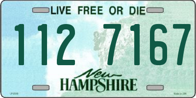 NH license plate 1127167