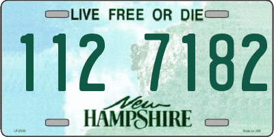 NH license plate 1127182