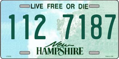 NH license plate 1127187