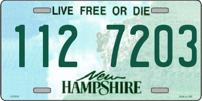 NH license plate 1127203