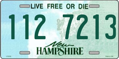 NH license plate 1127213