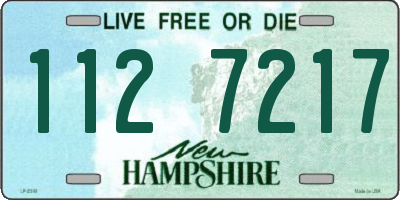 NH license plate 1127217