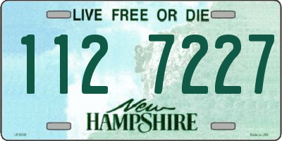 NH license plate 1127227