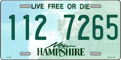 NH license plate 1127265