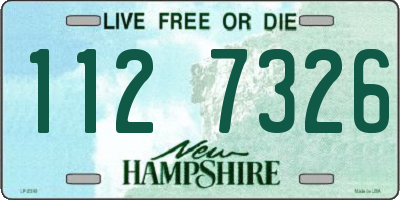 NH license plate 1127326