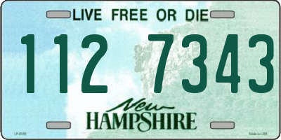 NH license plate 1127343