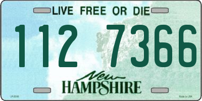 NH license plate 1127366