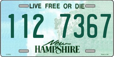NH license plate 1127367