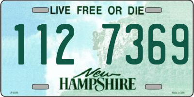 NH license plate 1127369