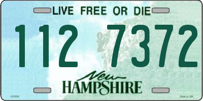 NH license plate 1127372