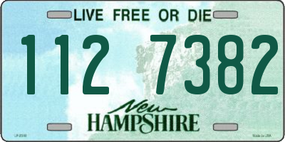NH license plate 1127382