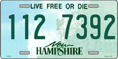 NH license plate 1127392
