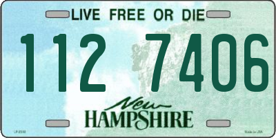 NH license plate 1127406