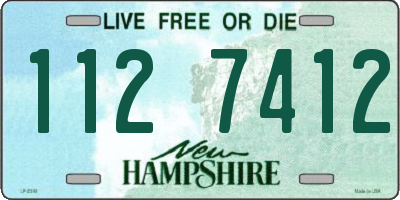 NH license plate 1127412