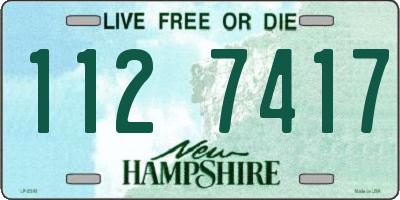 NH license plate 1127417