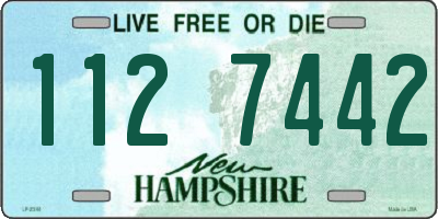 NH license plate 1127442
