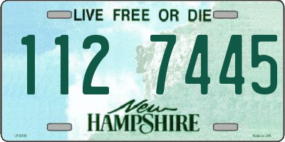NH license plate 1127445