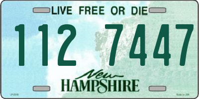 NH license plate 1127447