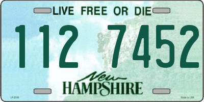 NH license plate 1127452