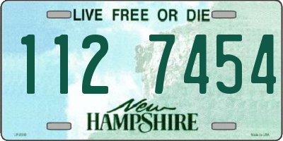 NH license plate 1127454