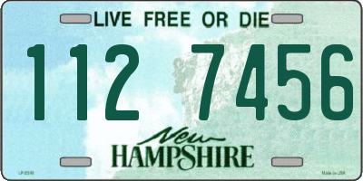 NH license plate 1127456