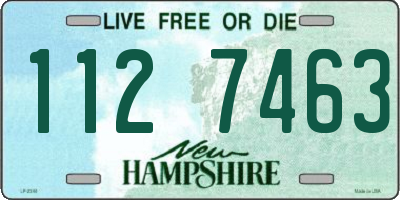 NH license plate 1127463