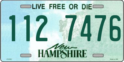 NH license plate 1127476