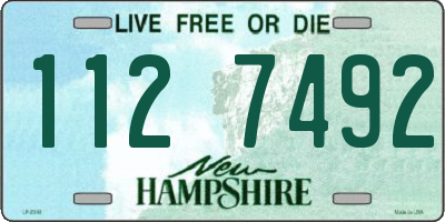NH license plate 1127492