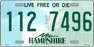 NH license plate 1127496