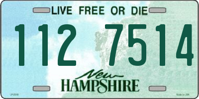 NH license plate 1127514