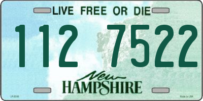 NH license plate 1127522