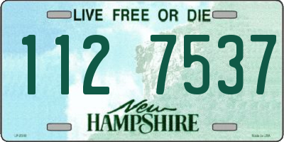 NH license plate 1127537