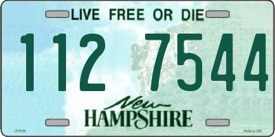 NH license plate 1127544