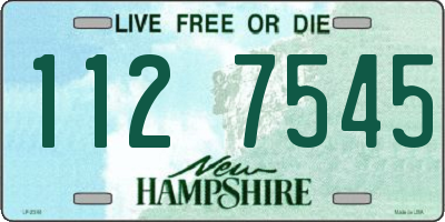 NH license plate 1127545