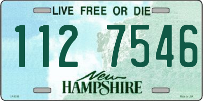 NH license plate 1127546