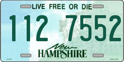 NH license plate 1127552