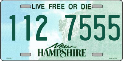 NH license plate 1127555