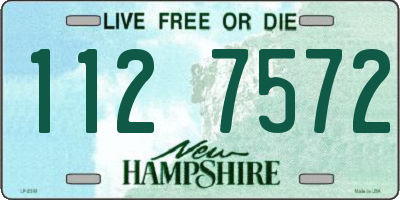 NH license plate 1127572
